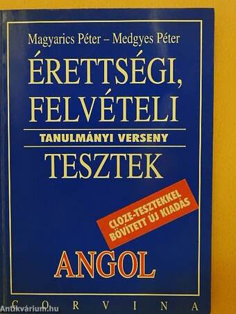 Érettségi, felvételi, tanulmányi verseny tesztek - Angol