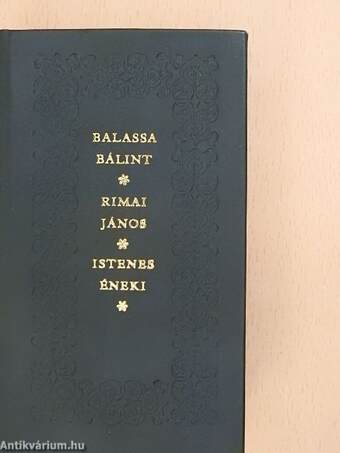 Balassa Bálint és Rimai János istenes éneki