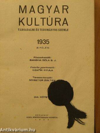 Magyar Kultúra 1935. II. félév