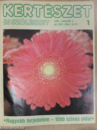 Kertészet és Szőlészet 1991. január-december