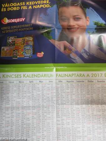 Kincses kalendárium 2017