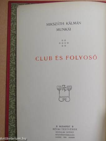 Club és folyosó