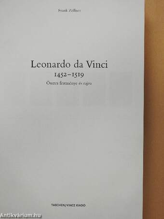 Leonardo da Vinci összes festménye és rajza