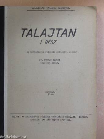 Talajtan I. (töredék)