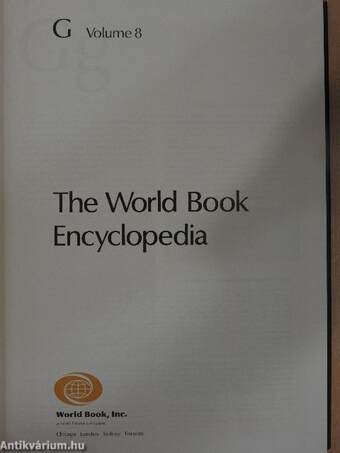 The World Book Encyclopedia 8. (töredék)