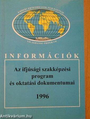 Az ifjúsági szakképzési program és oktatási dokumentumai 1996