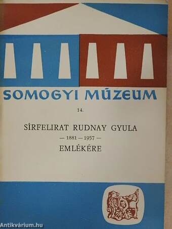 Sírfelirat Rudnay Gyula emlékére