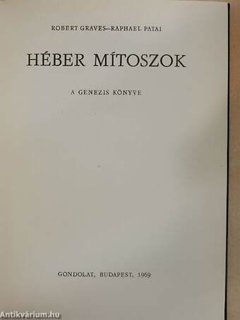 Héber mítoszok