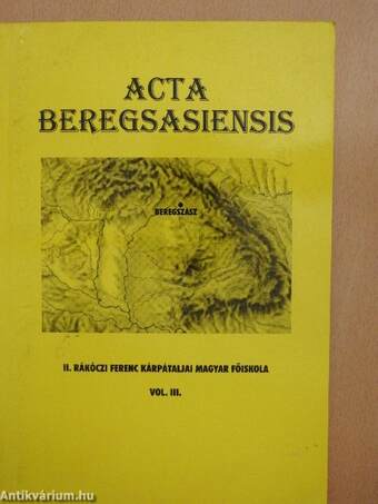 Acta beregsasiensis 2003/3.