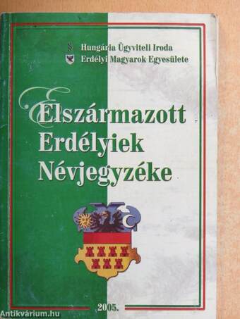 Elszármazott Erdélyiek Névjegyzéke