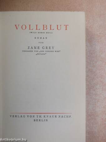 Vollblut