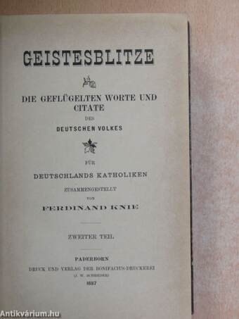 Geistesblitze II.