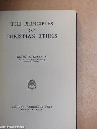 The Principles of Christian Ethics