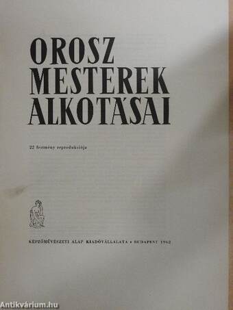 Orosz mesterek alkotásai