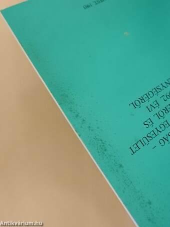 Dokumentumok a Pulszky Társaság-Magyar Múzeumi Egyesület létrejöttéről és 1991-1992. évi tevékenységéről