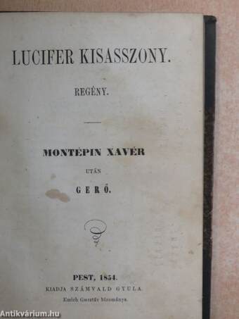 Vénus szerelmei/Lucifer kisasszony