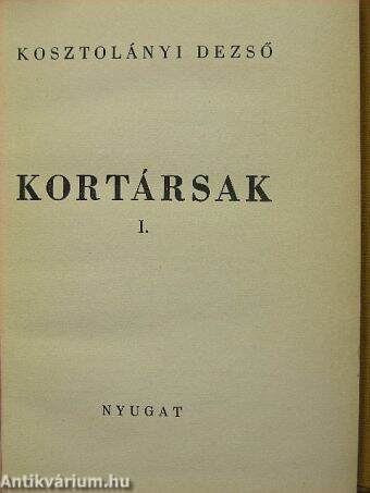 Kortársak I. (töredék)