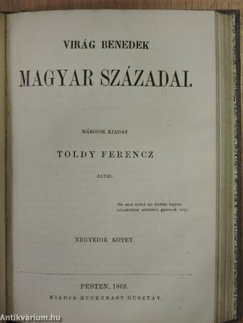 Virág Benedek magyar századai III-IV.