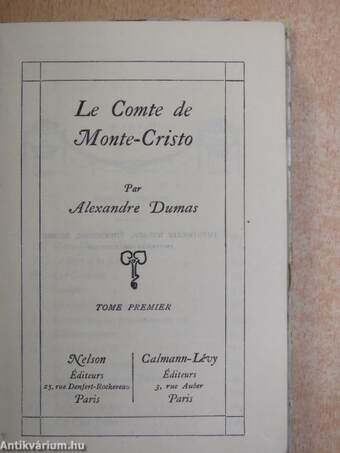 Le Comte de Monte-Cristo I-VI.