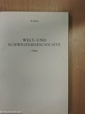 Welt- und Schweizergeschichte II