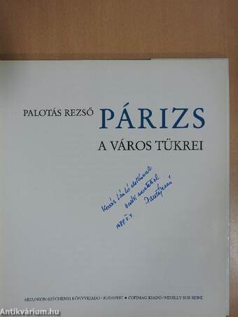 Párizs (dedikált példány)