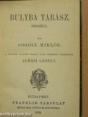 Bulyba Tárász/Carmen/Rajzok a franczia politikai életből