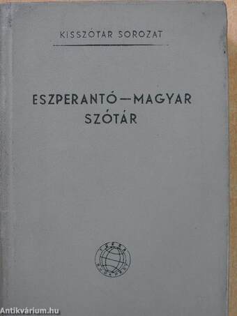 Eszperantó-magyar szótár 