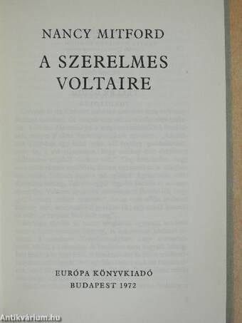 A szerelmes Voltaire