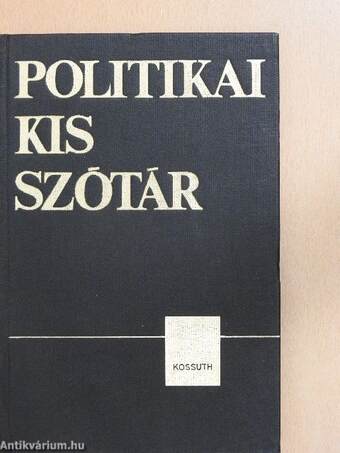 Politikai kisszótár