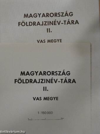 Magyarország földrajzinév-tára II. - Vas megye