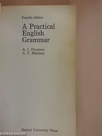 A Practical English Grammar