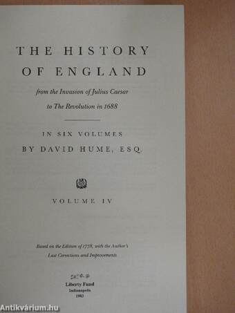 The History of England IV