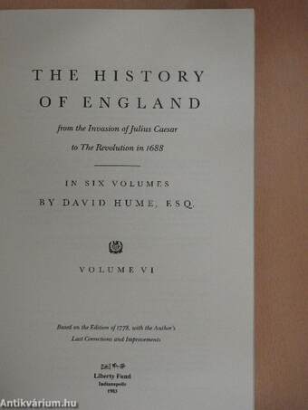 The History of England VI