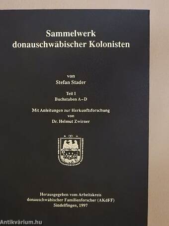 Sammelwerk donauschwäbischer Kolonisten I