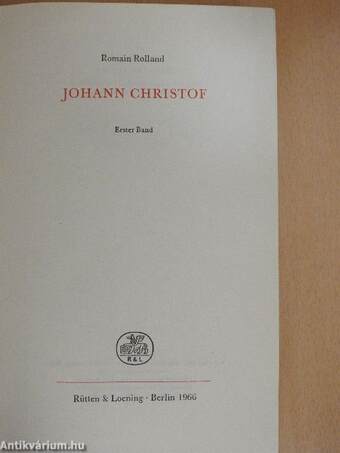 Johann Christof 1-3