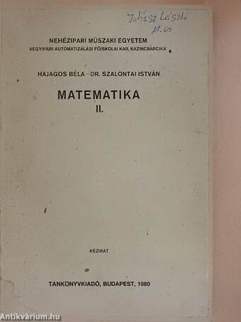 Matematika II.