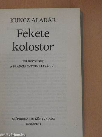 Fekete kolostor