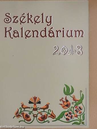 Székely Kalendárium 2013