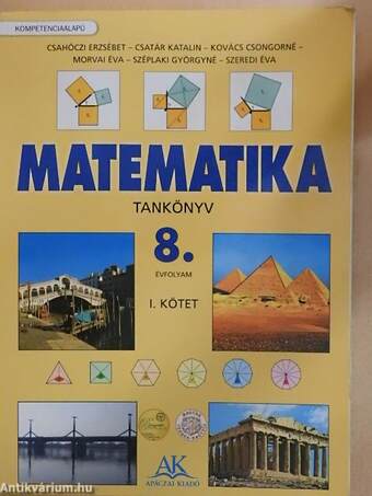 Matematika tankönyv 8/I.