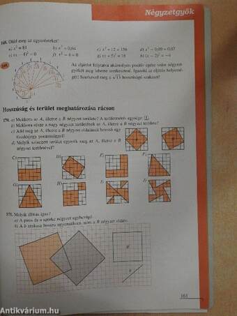 Matematika tankönyv 8/I.