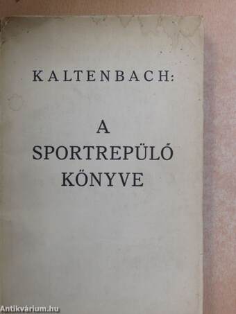 A sportrepülő könyve