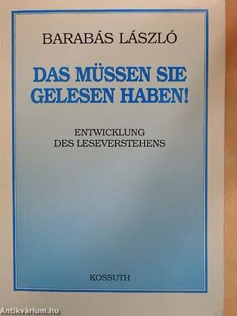 Das müssen sie gelesen haben!