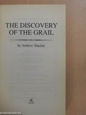 The Discovery of the Grail