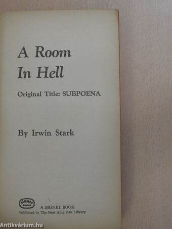 A Room in Hell