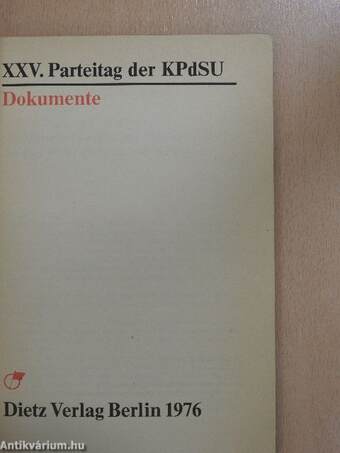 XXV. Parteitag der KPdSU