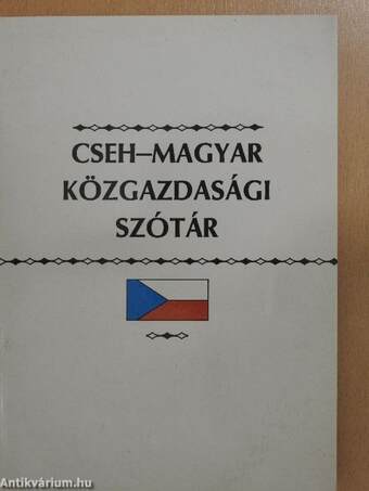 Cseh-magyar közgazdasági szótár