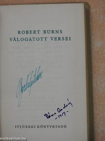 Robert Burns válogatott versei