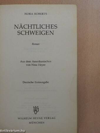 Nächtliches Schweigen