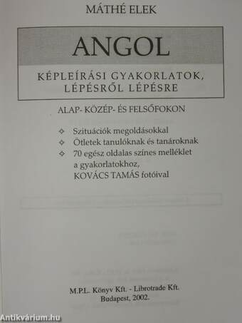 Angol képleírási gyakorlatok, lépésről lépésre