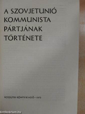 A Szovjetunió Kommunista Pártjának története